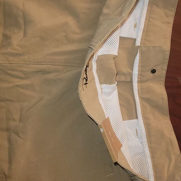 Men's Panama Jack Hybrid Shorts NEW 32W Tan *Stretch, Quick-Dry Easy Care Chino - Picture 6 of 16